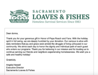 Papa Roach Dec 2025 Loaves and Fishes Dining room2 comfort doll project