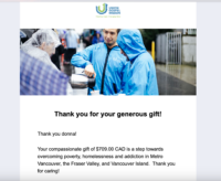 Papa Roach Dec 2025 Union Gospel Mission comfort doll project